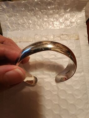 Vintage Retired Silpada Sterling Cuff Bracelet Women's